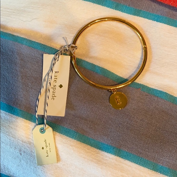 Kate Spade bangle e initial - Picture 1 of 2